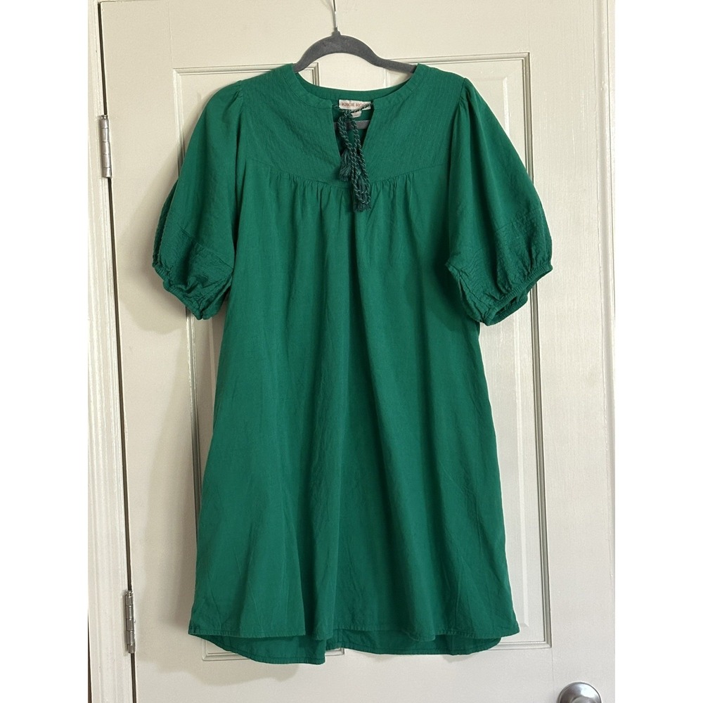 Knox Rose Women's Boho Dress, Green Size M